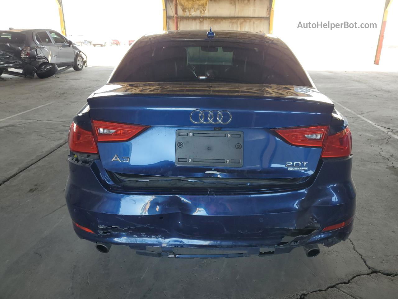 2016 Audi A3 Premium Plus Blue vin: WAUE8GFF2G1009741