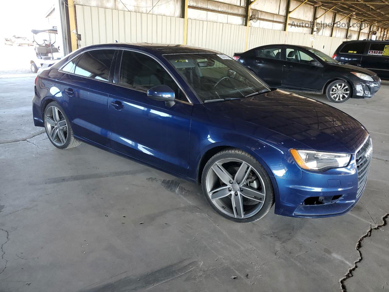 2016 Audi A3 Premium Plus Blue vin: WAUE8GFF2G1009741