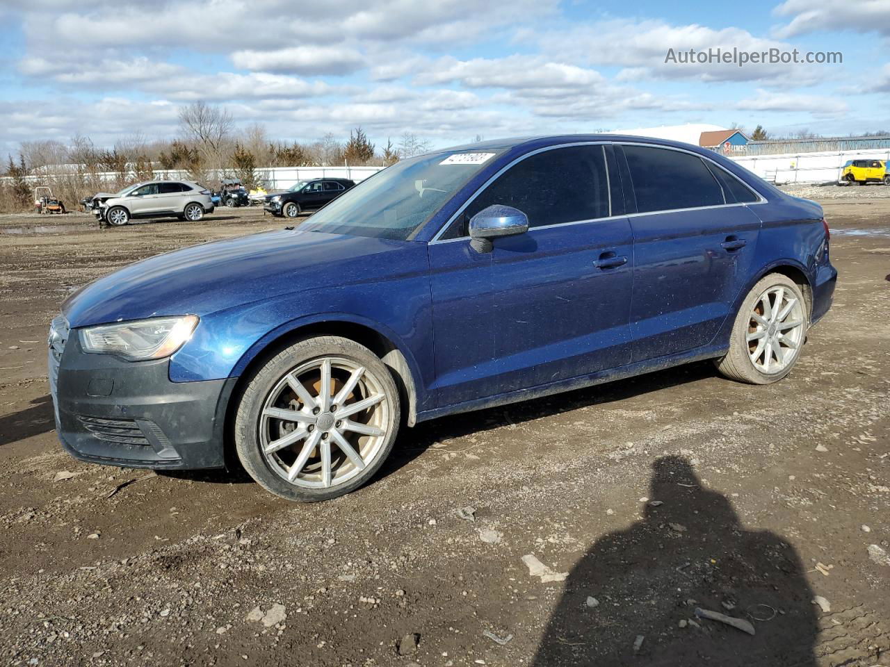 2016 Audi A3 Premium Plus Blue vin: WAUE8GFF4G1054017