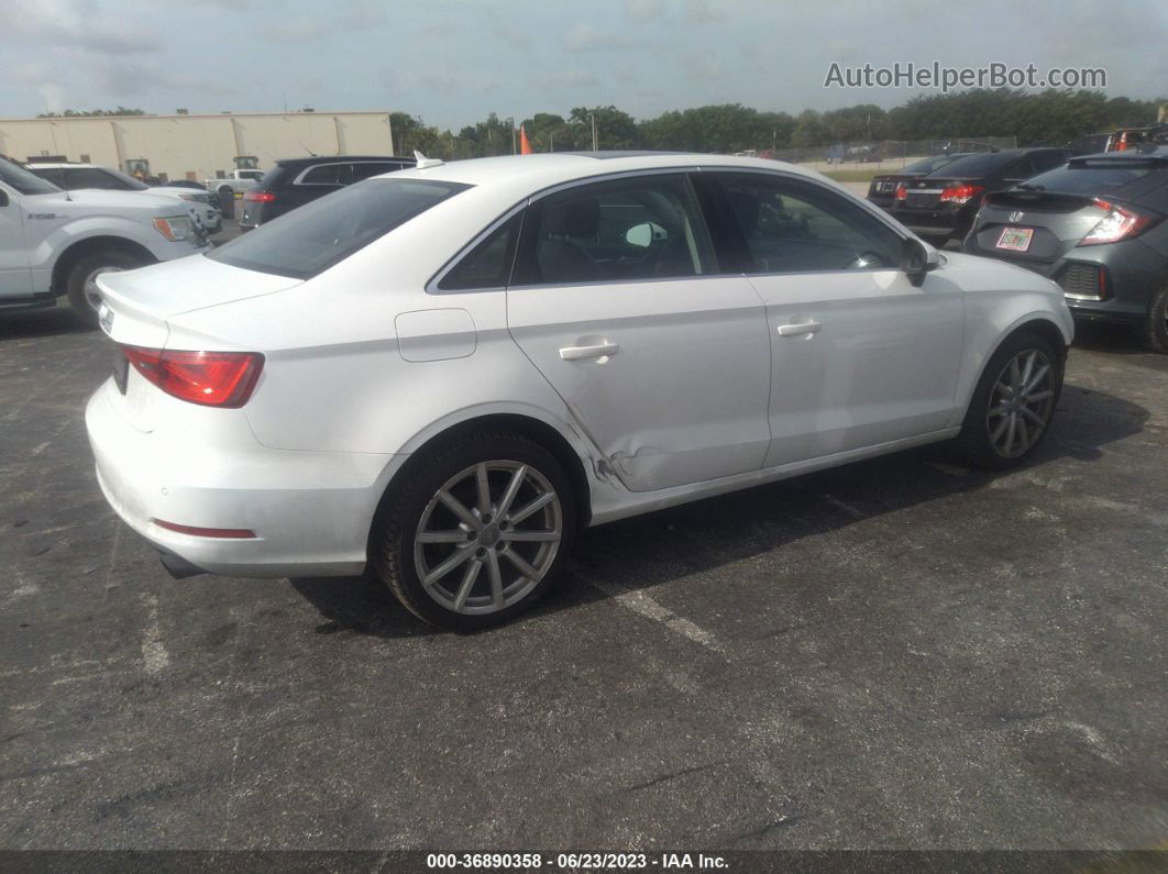 2016 Audi A3 2.0t Premium Plus White vin: WAUE8GFF8G1047071