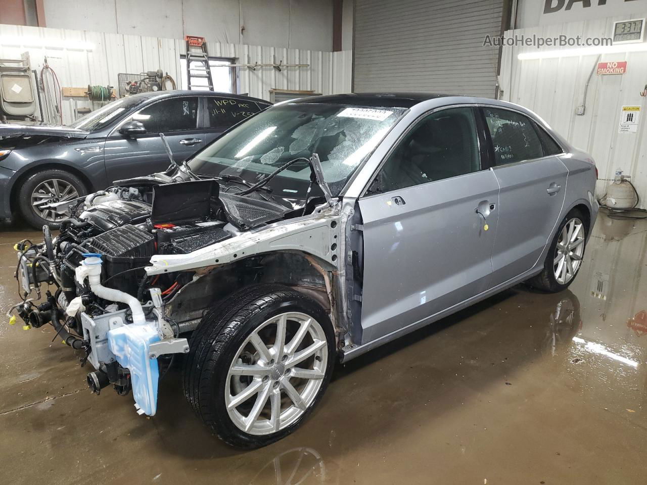 2016 Audi A3 Premium Plus Silver vin: WAUE8GFF9G1032028