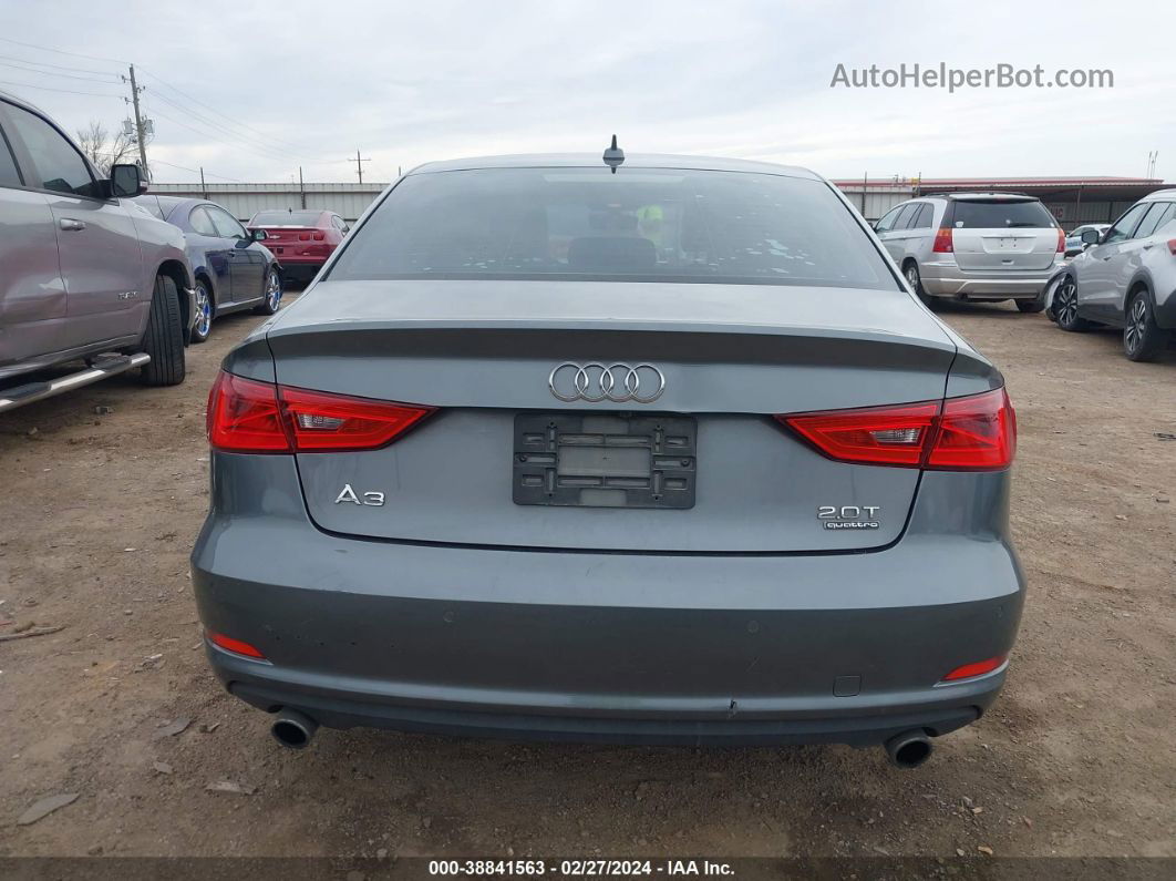 2016 Audi A3 2.0t Premium Gray vin: WAUE8GFF9G1044454