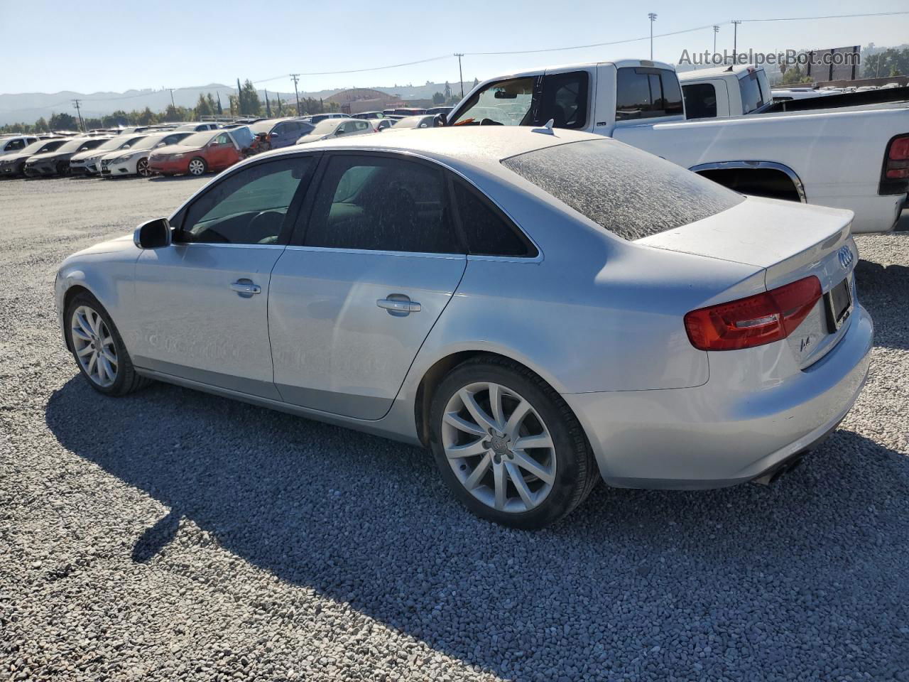 2013 Audi A4 Premium Plus Silver vin: WAUEFAFL1DA032528