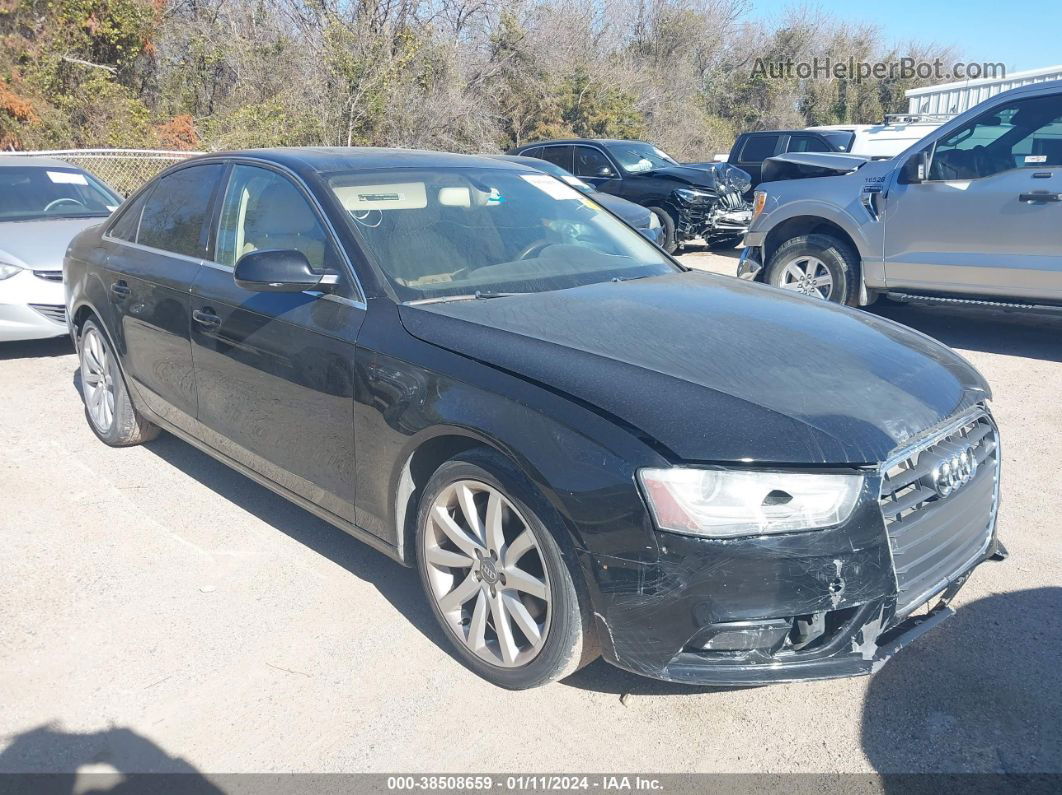 2013 Audi A4 2.0t Premium Black vin: WAUEFAFL2DN036015