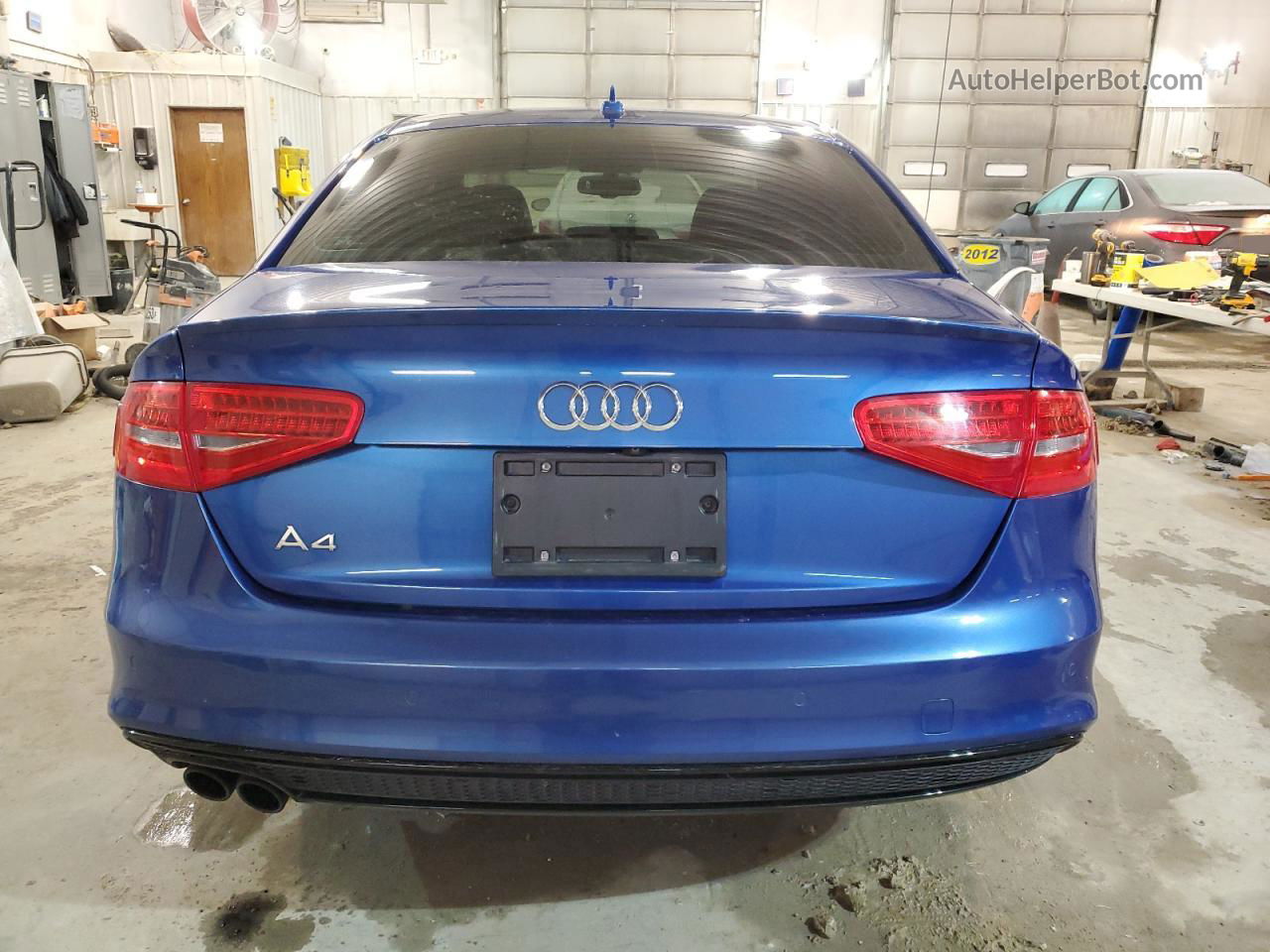 2016 Audi A4 Premium Plus S-line Blue vin: WAUEFAFL2GN014343