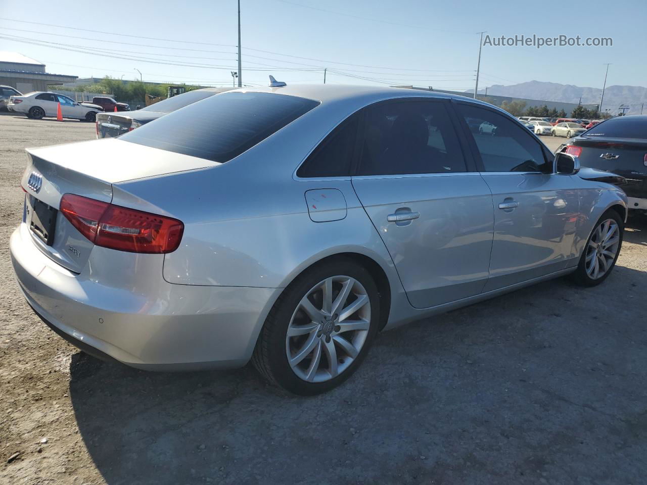 2013 Audi A4 Premium Plus Silver vin: WAUEFAFL3DN016498