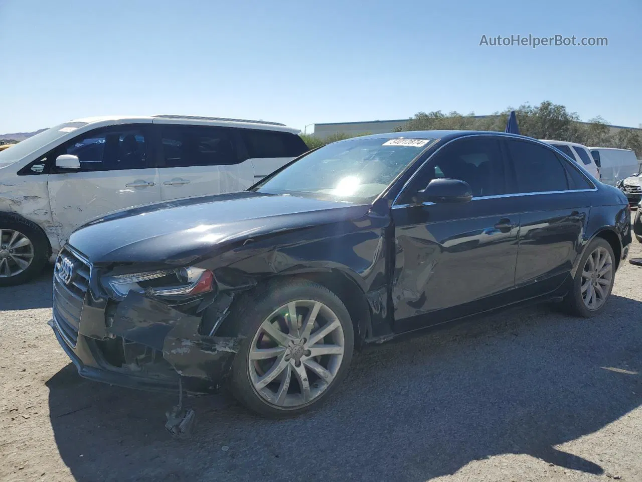 2013 Audi A4 Premium Plus Black vin: WAUEFAFL3DN032040