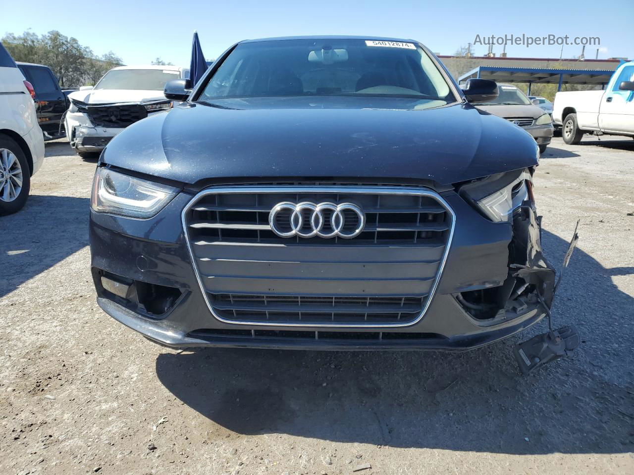 2013 Audi A4 Premium Plus Black vin: WAUEFAFL3DN032040