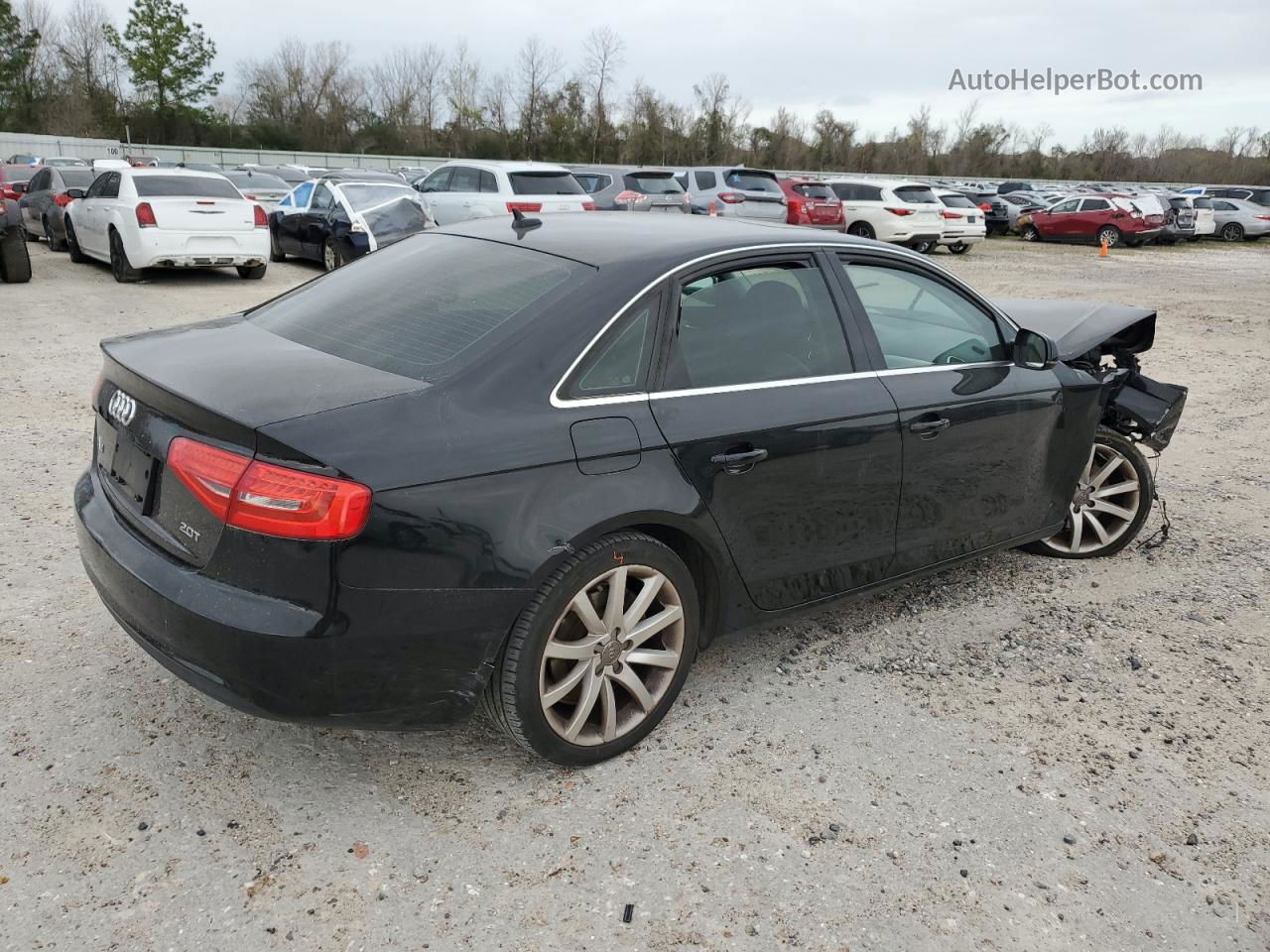 2013 Audi A4 Premium Plus Black vin: WAUEFAFL4DA069525