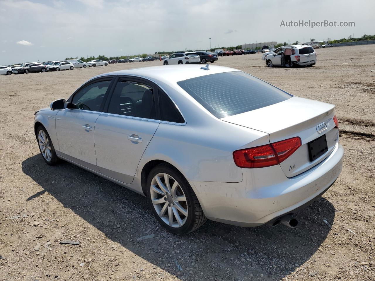 2013 Audi A4 Premium Plus Silver vin: WAUEFAFL5DN011030