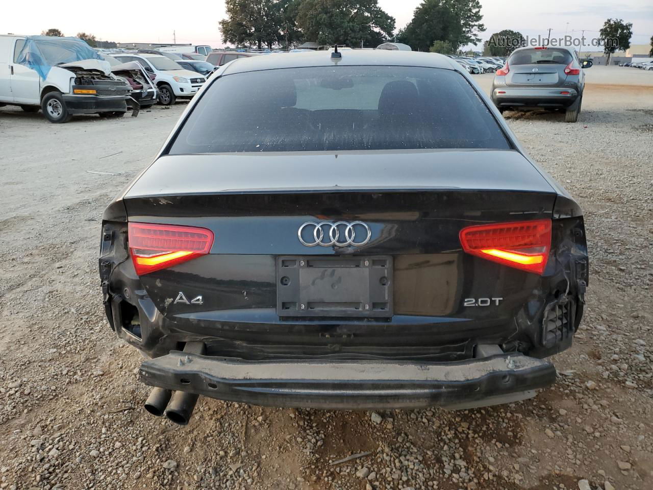 2013 Audi A4 Premium Plus Black vin: WAUEFAFL6DA148551