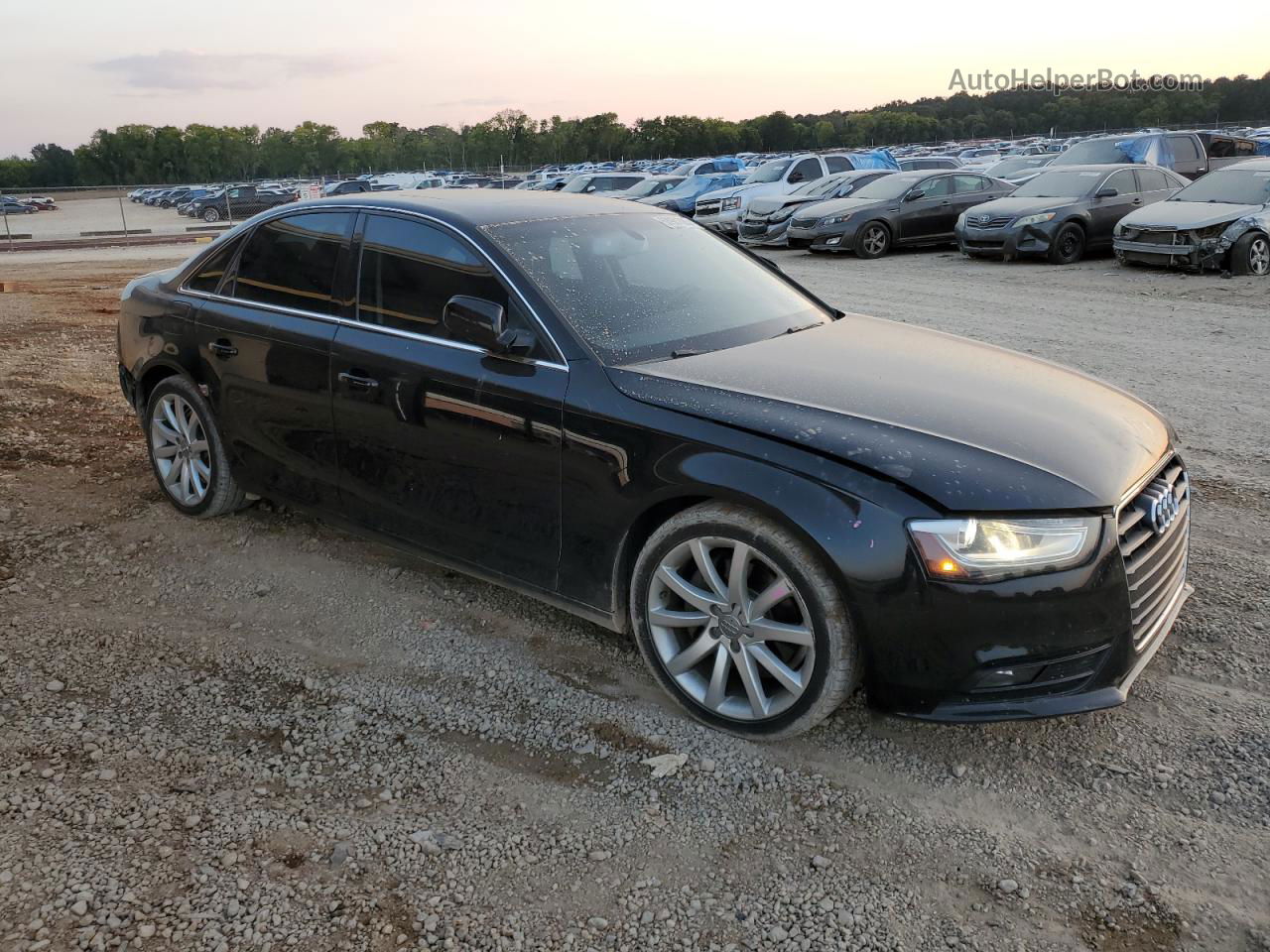 2013 Audi A4 Premium Plus Black vin: WAUEFAFL6DA148551