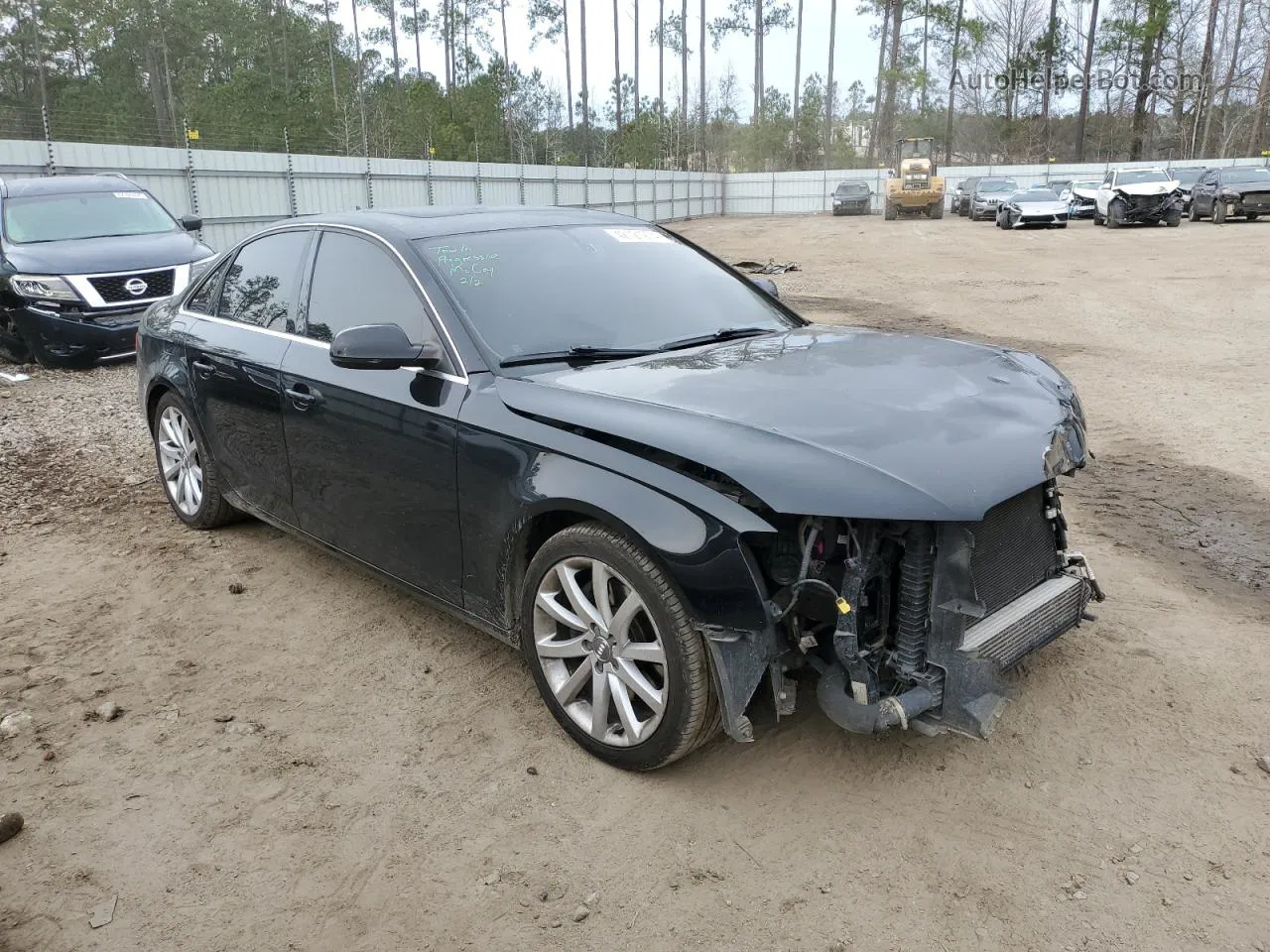 2013 Audi A4 Premium Plus Black vin: WAUEFAFL6DN046837