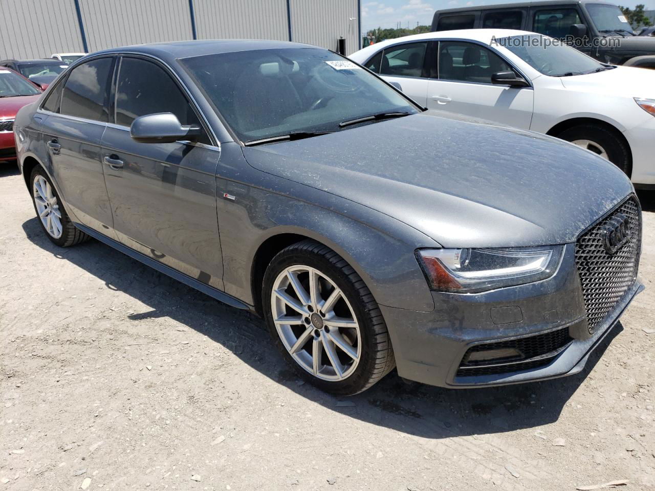 2014 Audi A4 Premium Plus Gray vin: WAUEFAFL6EA077076