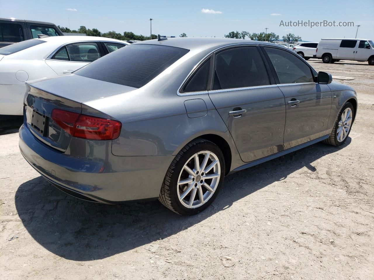 2014 Audi A4 Premium Plus Gray vin: WAUEFAFL6EA077076