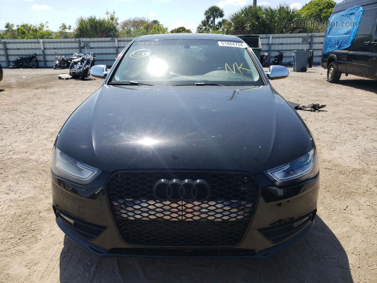 2013 Audi A4 Premium Plus Black vin: WAUEFAFL8DN009241