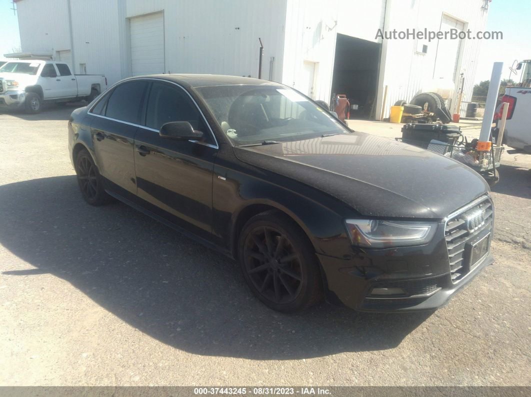 2014 Audi A4 Premium Plus Черный vin: WAUEFAFL8EA112698