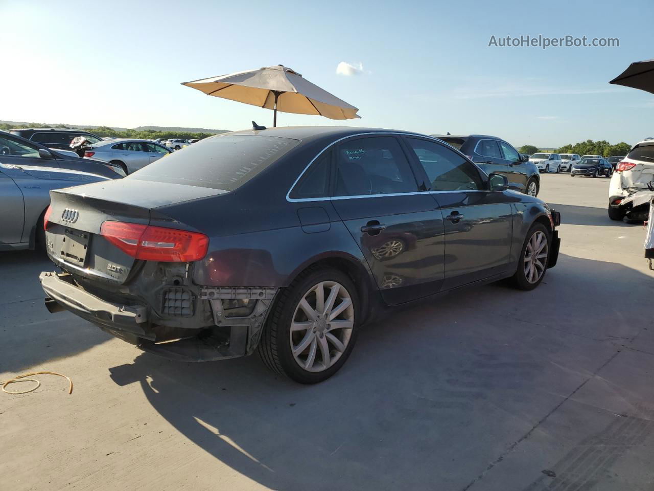 2013 Audi A4 Premium Plus Black vin: WAUEFAFL9DA128553