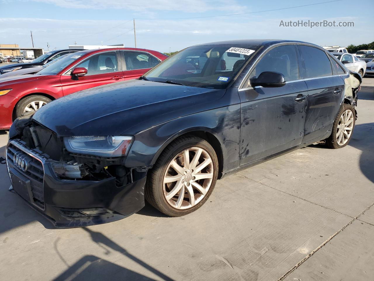 2013 Audi A4 Premium Plus Black vin: WAUEFAFL9DA128553