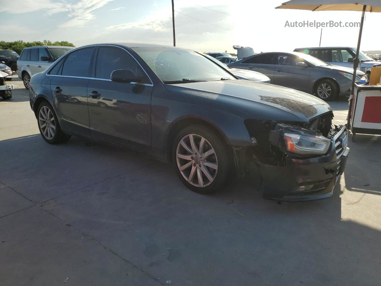 2013 Audi A4 Premium Plus Black vin: WAUEFAFL9DA128553