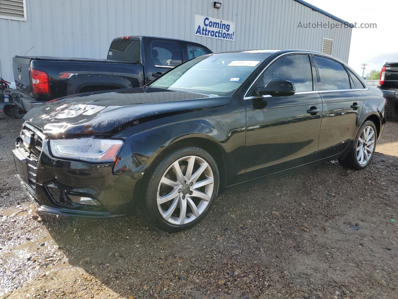 2013 Audi A4 Premium Plus Black vin: WAUEFAFL9DN036285