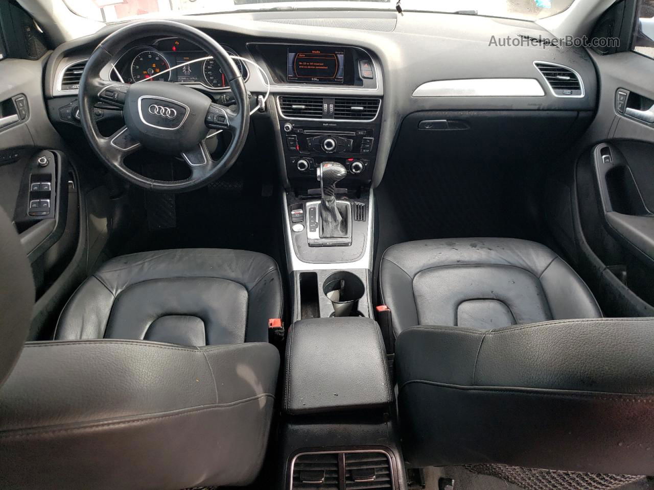 2014 Audi A4 Premium Plus Белый vin: WAUEFAFL9EN007483