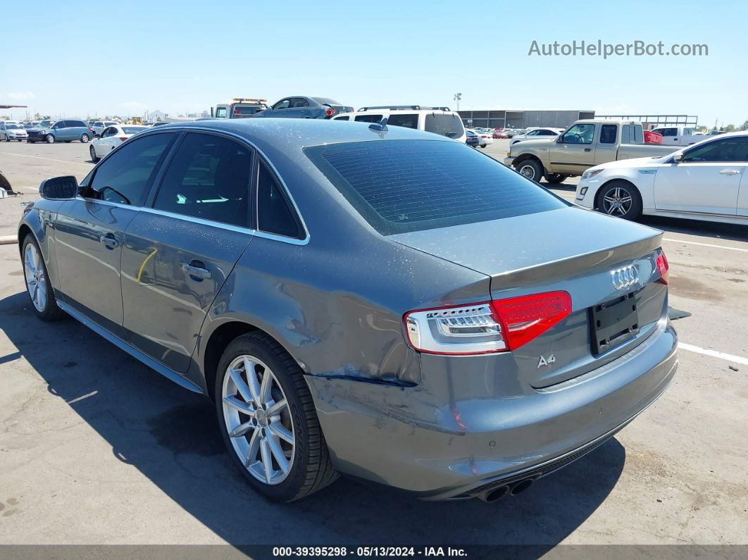 2016 Audi A4 2.0t Premium Gray vin: WAUEFAFL9GN006918