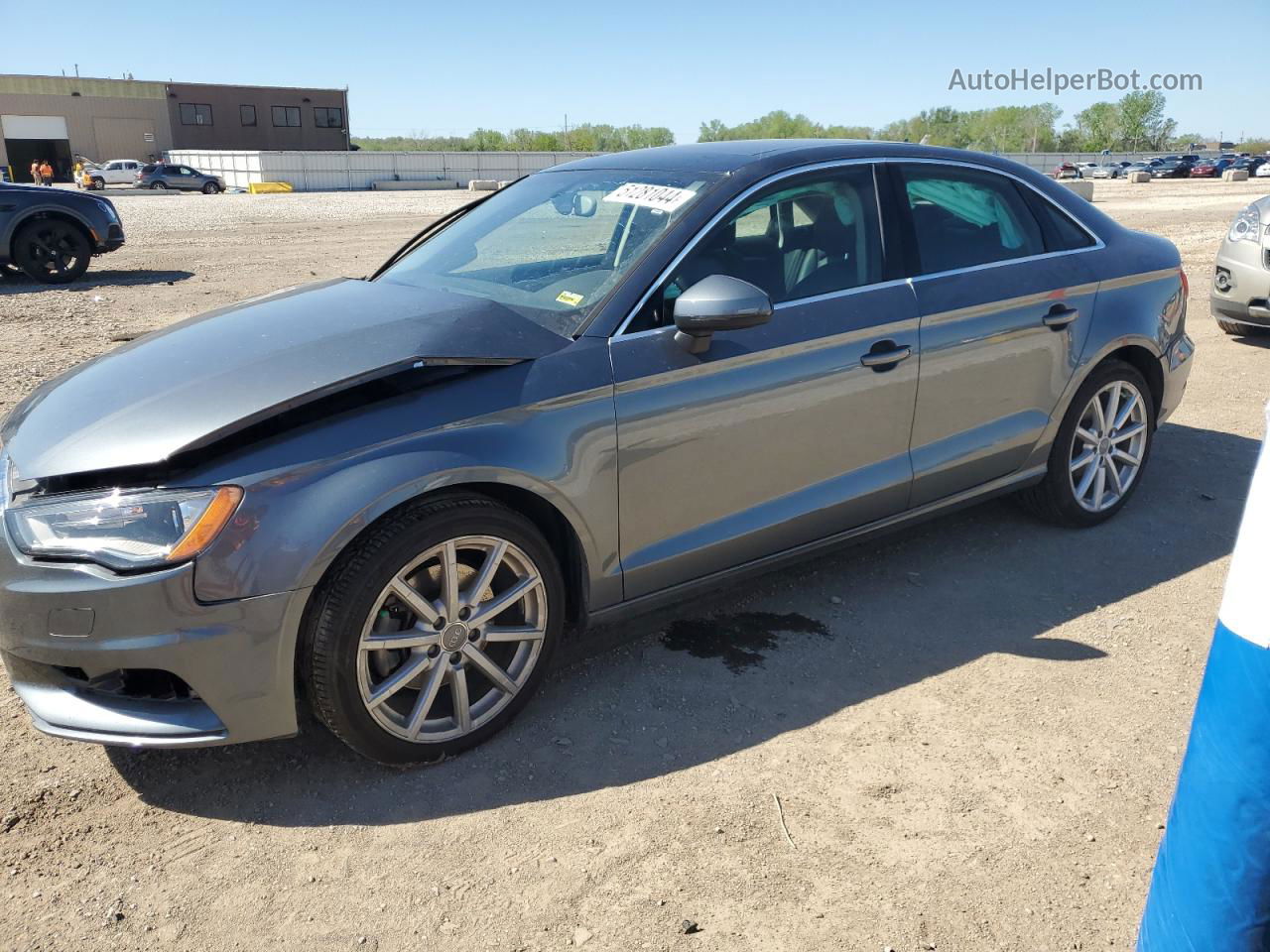 2015 Audi A3 Premium Plus Gray vin: WAUEFGFF0F1020256