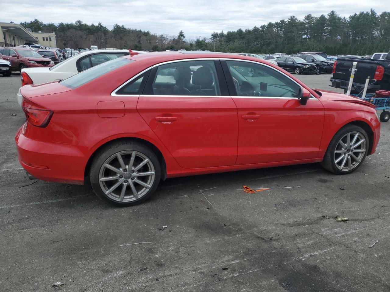 2015 Audi A3 Premium Plus Red vin: WAUEFGFF0F1022444