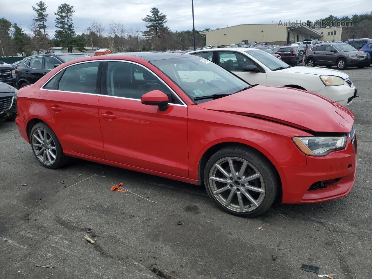 2015 Audi A3 Premium Plus Red vin: WAUEFGFF0F1022444