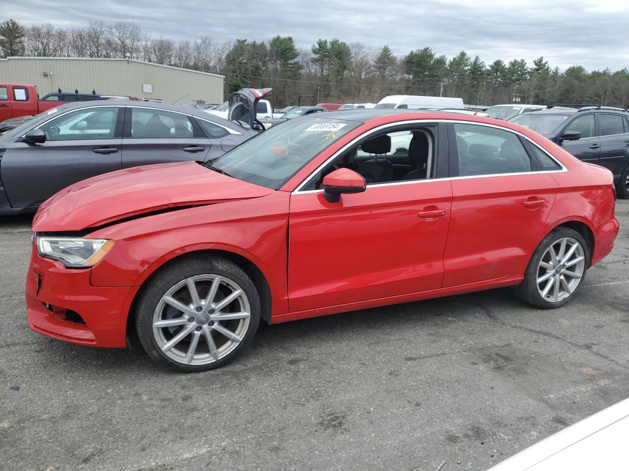 2015 Audi A3 Premium Plus Red vin: WAUEFGFF0F1022444