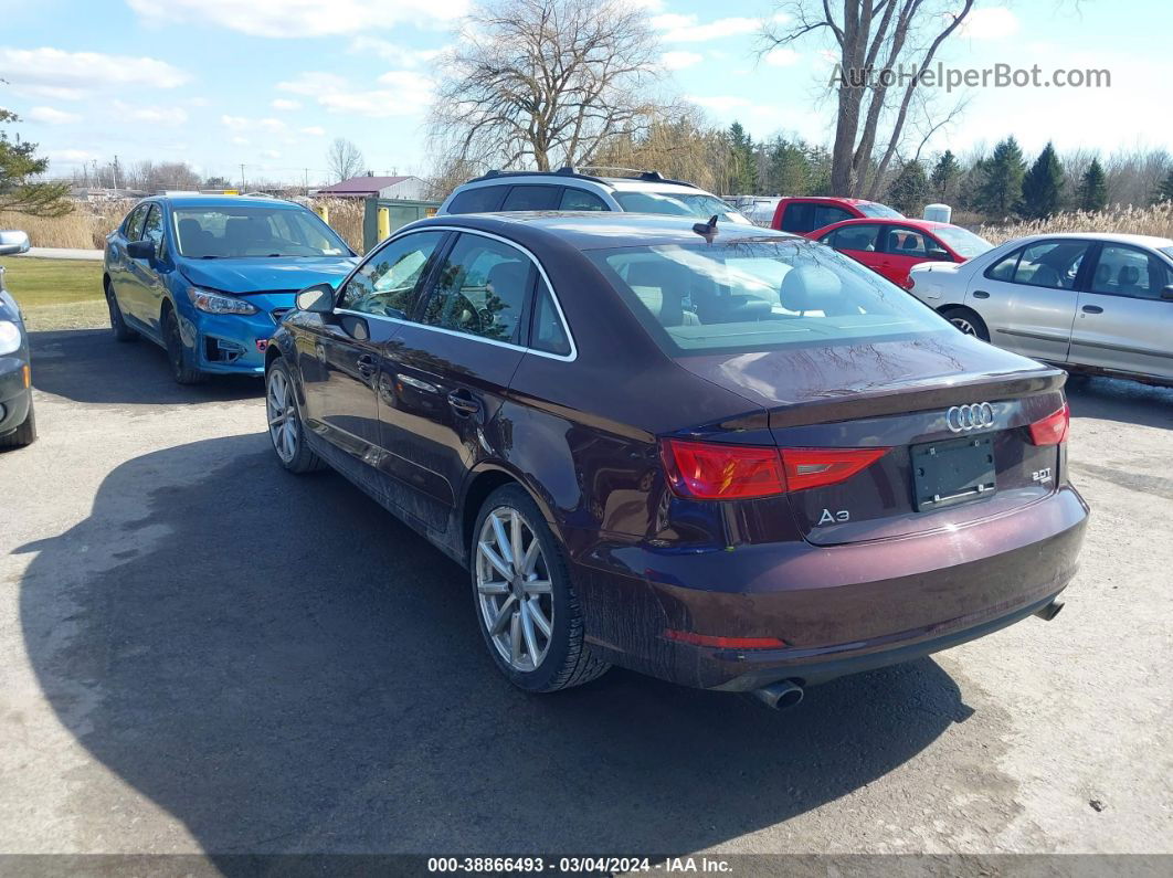 2015 Audi A3 2.0t Premium Burgundy vin: WAUEFGFF0F1057551