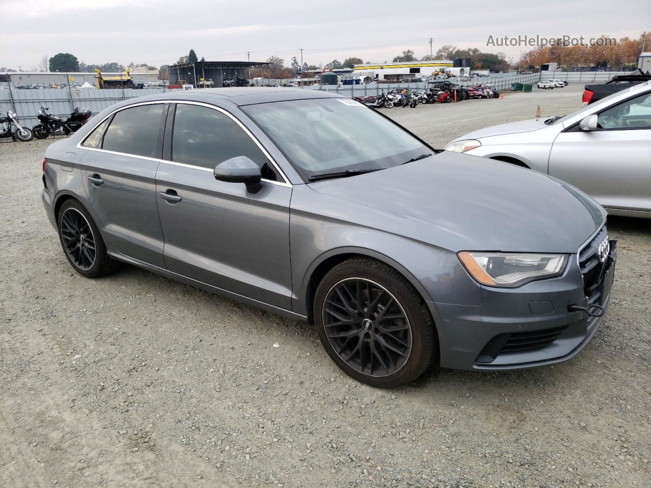 2015 Audi A3 Premium Plus Gray vin: WAUEFGFF2F1078756