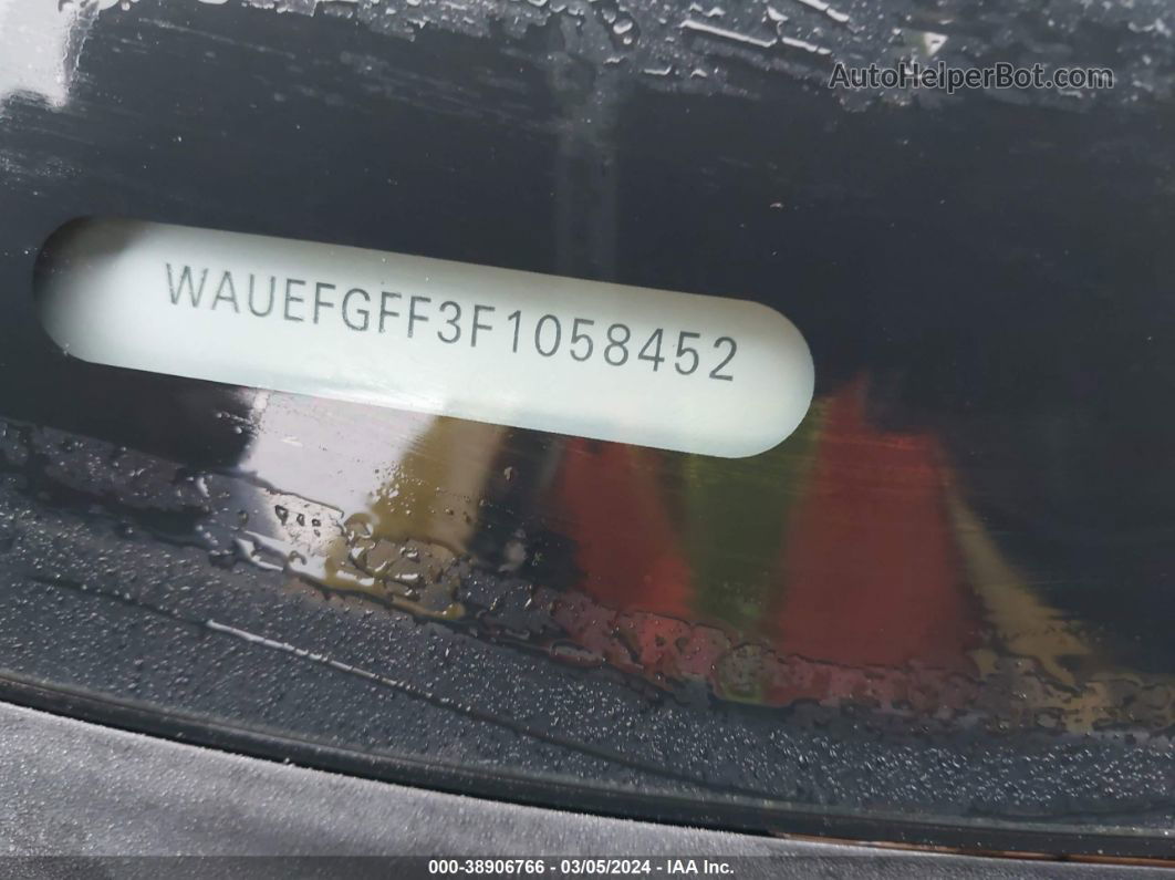 2015 Audi A3 2.0t Premium White vin: WAUEFGFF3F1058452