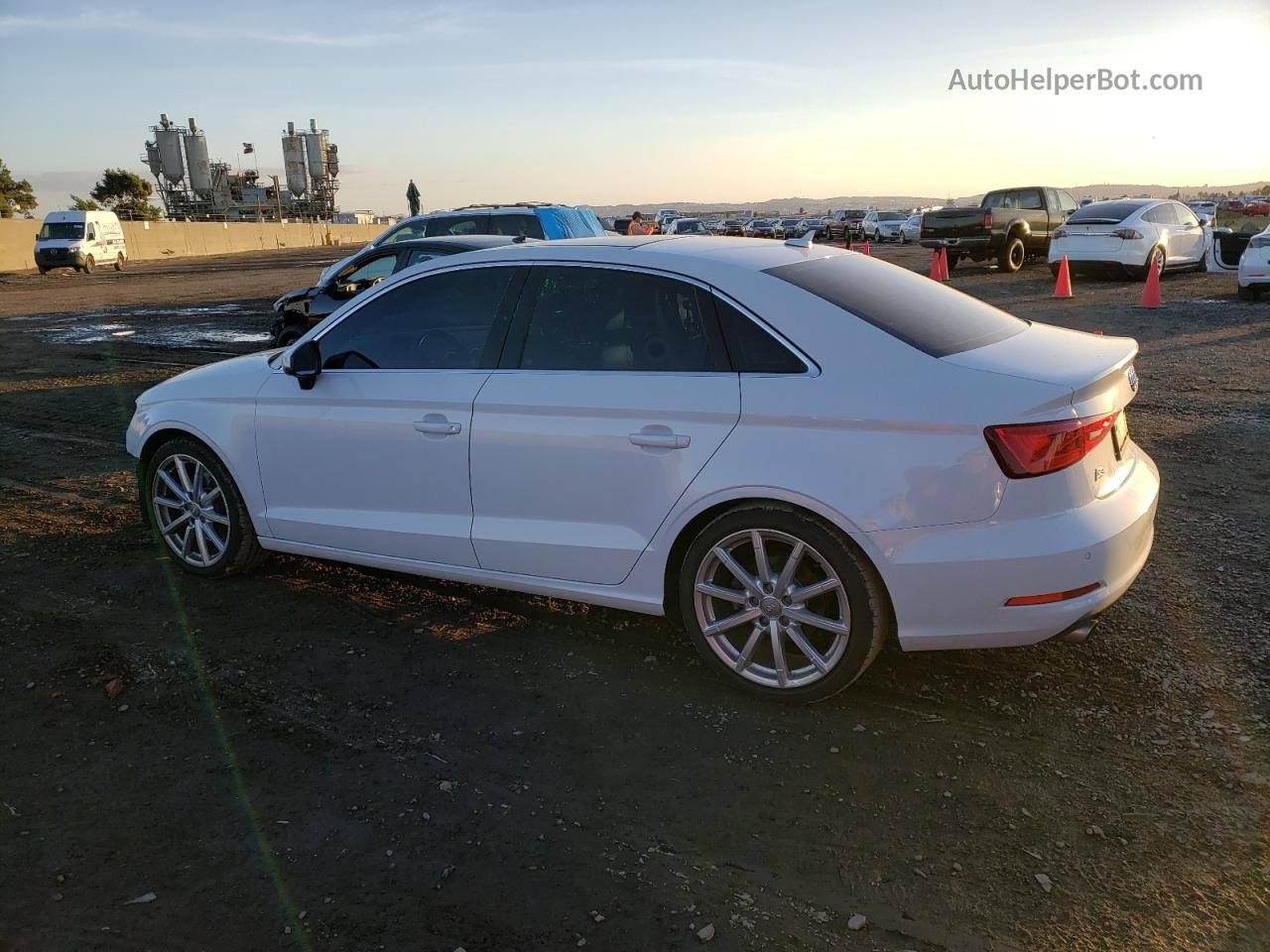 2015 Audi A3 Premium Plus White vin: WAUEFGFF4F1093436