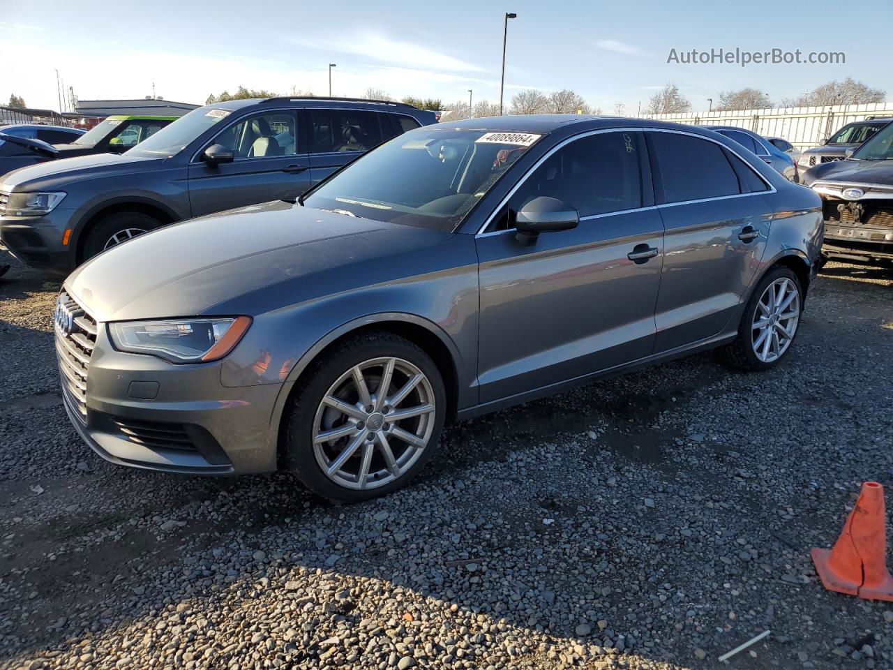 2015 Audi A3 Premium Plus Gray vin: WAUEFGFF4F1118268