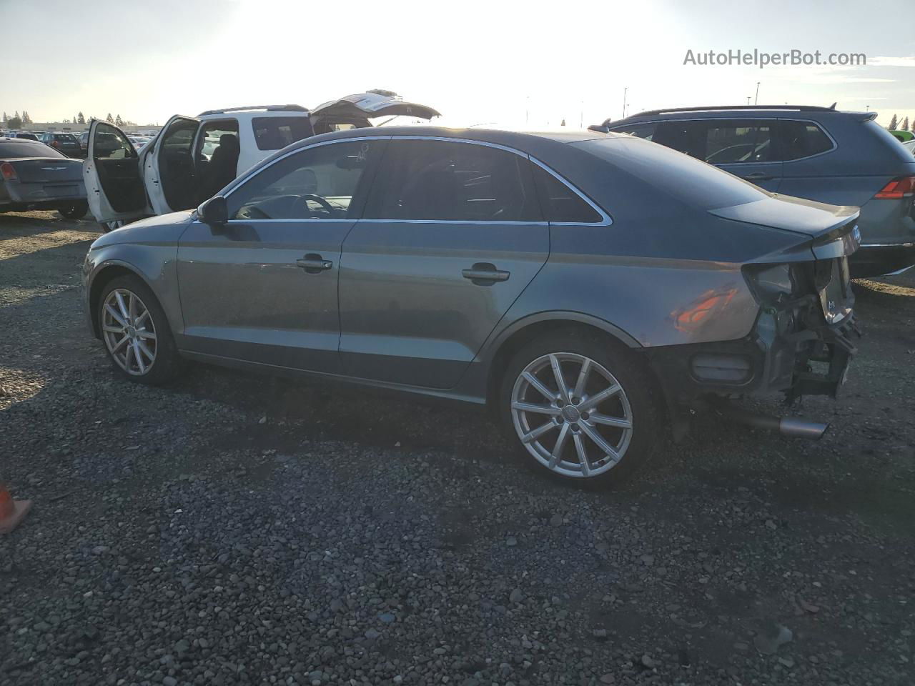 2015 Audi A3 Premium Plus Gray vin: WAUEFGFF4F1118268