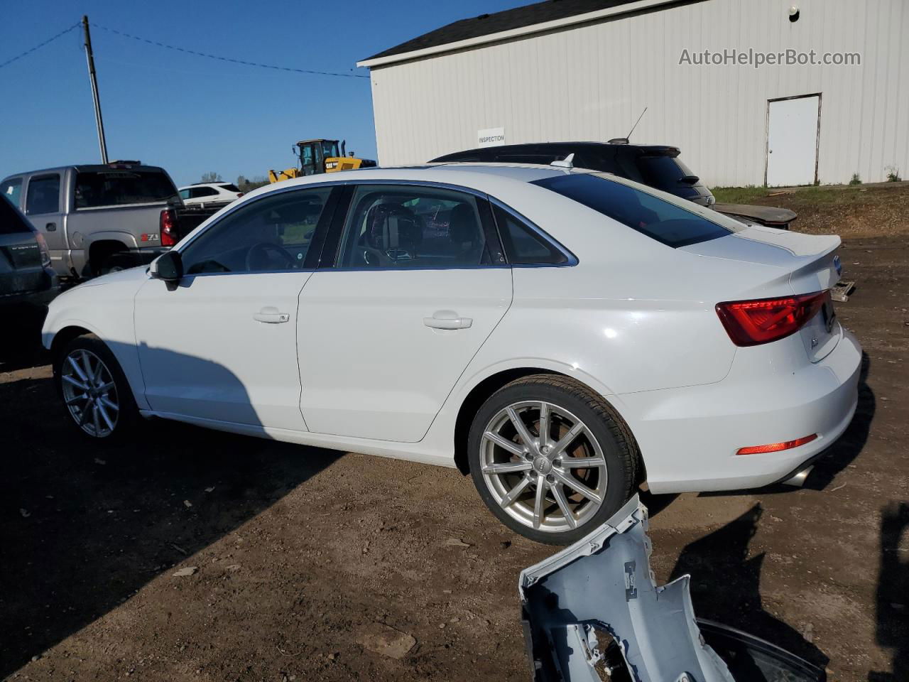 2015 Audi A3 Premium Plus White vin: WAUEFGFF5F1003324