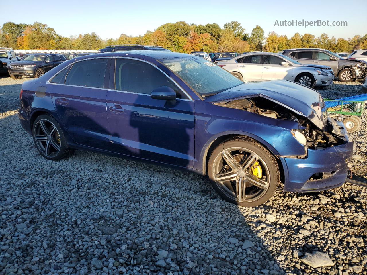 2015 Audi A3 Premium Plus Blue vin: WAUEFGFF7F1006662