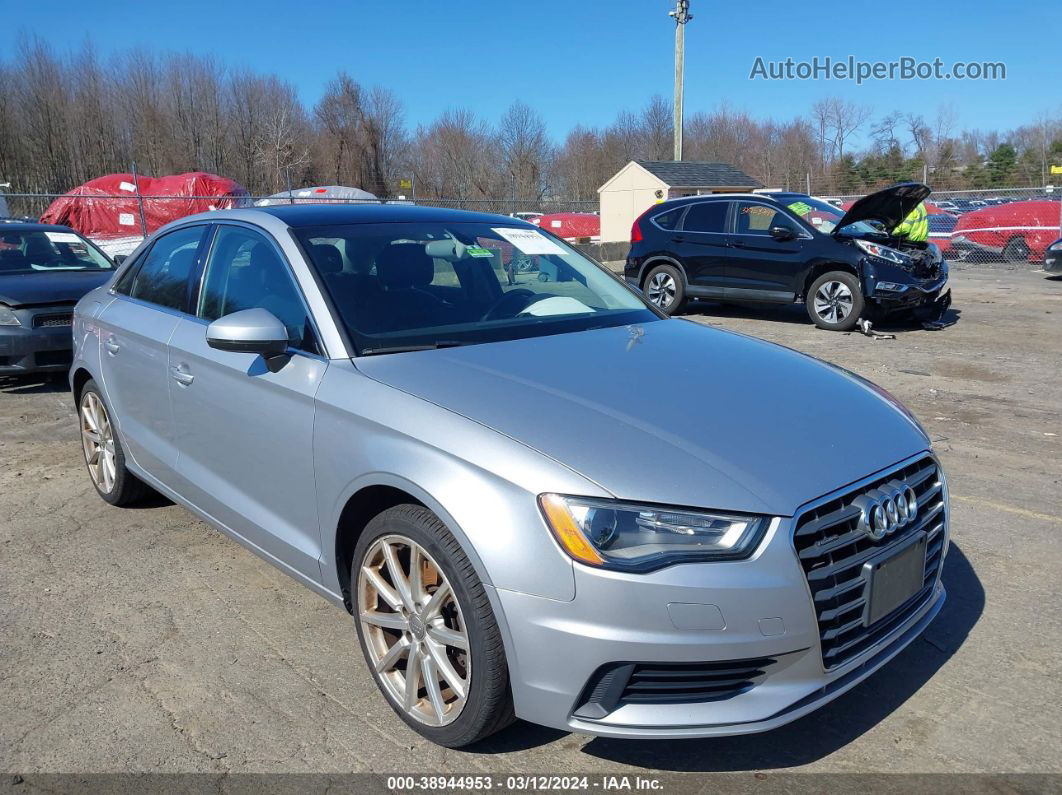 2015 Audi A3 2.0t Premium Silver vin: WAUEFGFF7F1037443