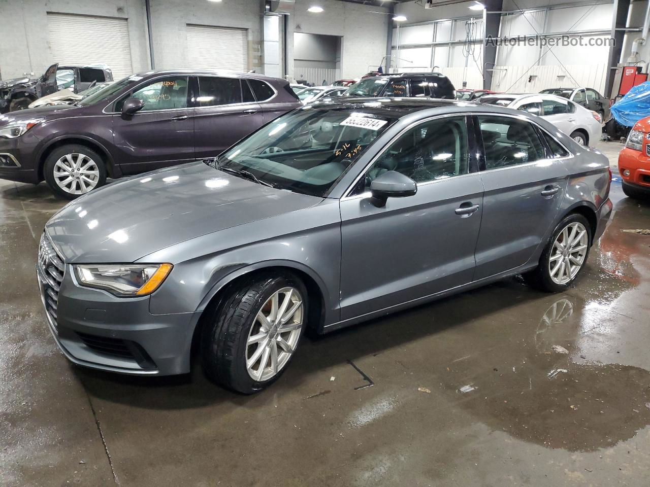 2015 Audi A3 Premium Plus Gray vin: WAUEFGFF8F1017704