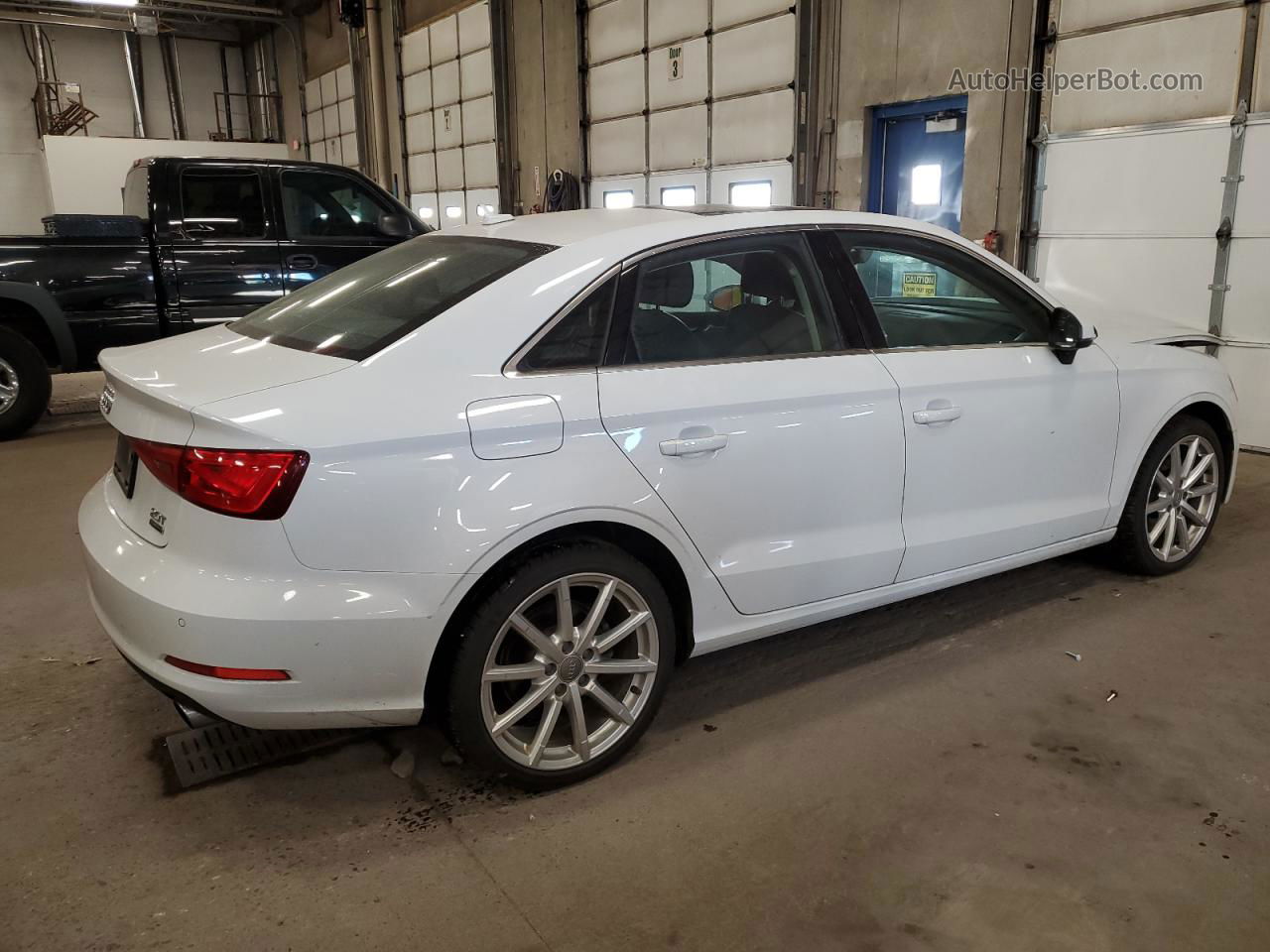 2015 Audi A3 Premium Plus White vin: WAUEFGFFXF1128853