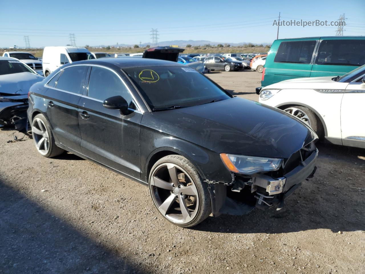 2015 Audi A3 Premium Plus Black vin: WAUEFGFFXF1132840