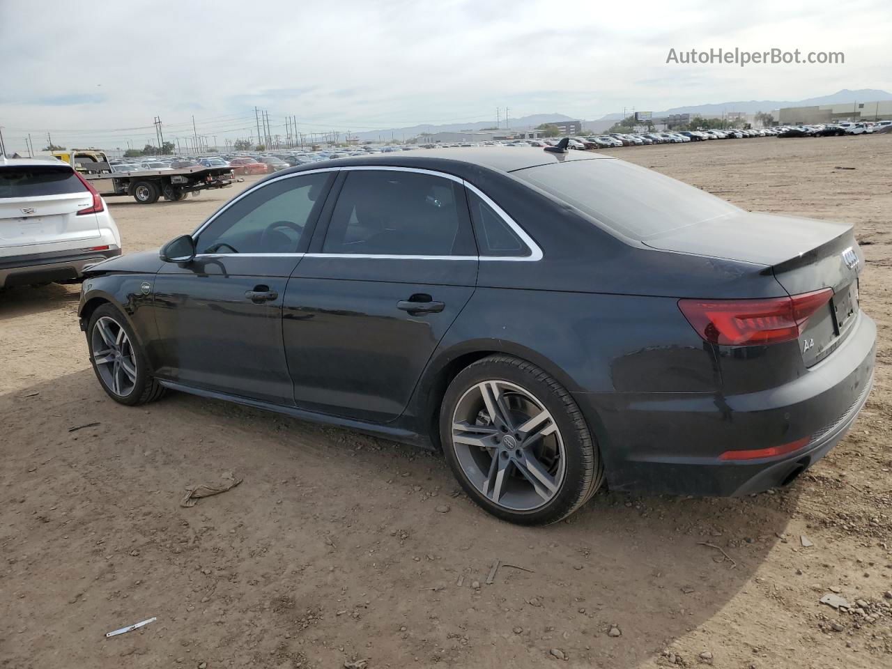 2018 Audi A4 Premium Plus Black vin: WAUENAF40JA183559