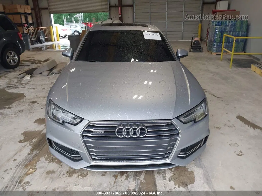 2018 Audi A4 2.0t Premium/2.0t Tech Premium Серебряный vin: WAUENAF40JN013873