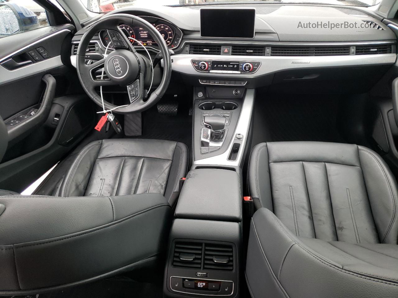 2018 Audi A4 Premium Plus Синий vin: WAUENAF40JN017955