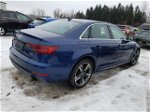 2018 Audi A4 Premium Plus Синий vin: WAUENAF40JN017955