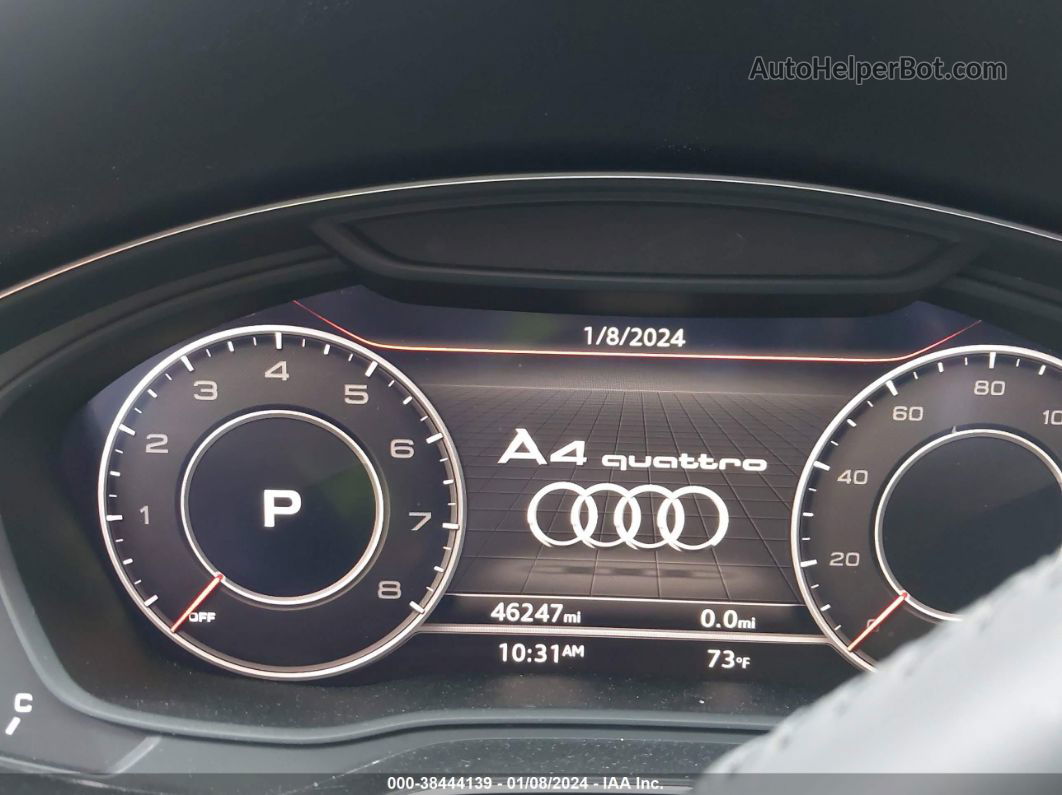 2019 Audi A4 45 Premium Белый vin: WAUENAF40KA007578