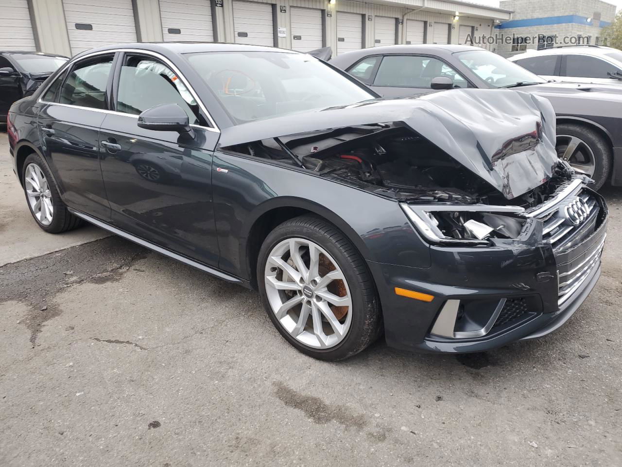 2019 Audi A4 Premium Plus Gray vin: WAUENAF40KA062662