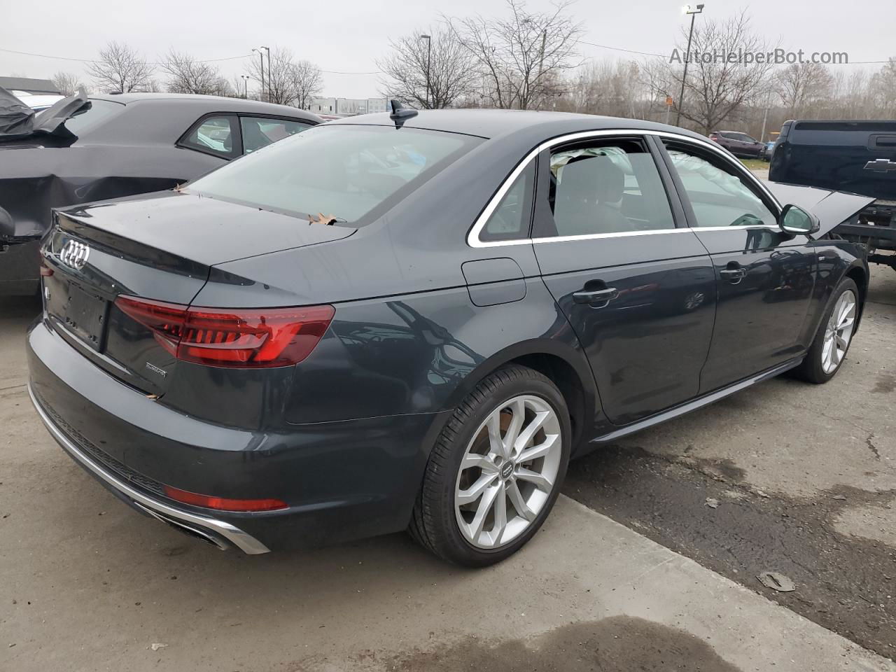 2019 Audi A4 Premium Plus Gray vin: WAUENAF40KA062662